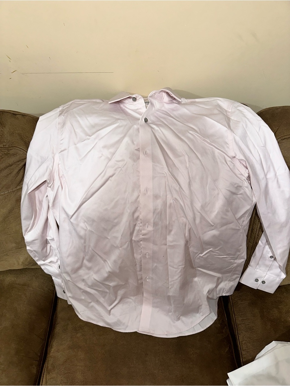 Calvin Klein Pale Pink Men's Dress Shirt - Button Front